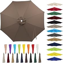 Replacement Canopy for Parasol 2.3/2.5/2.7m/3m, 6 Ribs/8 Ribs Cantilever Parasol Canopy Replacement Cover for Patio Parasol for Yard, Garden, Beach