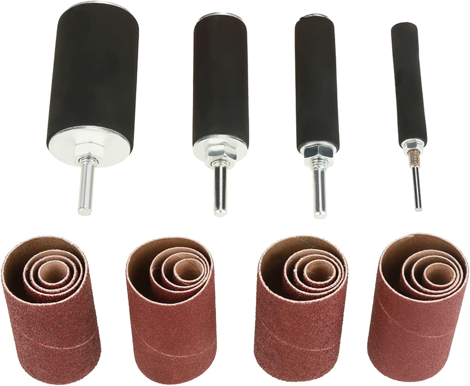 Drum Sander Kit, 20PCS Spindle Sanding Drum Sander Tool Kit Set with Case for Drill Press