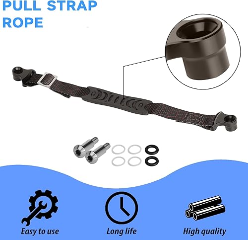 Vista 32 de PRO CAKEN Correa de rescate ajustable trasera para KX KXF KLX RMZ DRZ Dirtbikes Motocross Universal, verde