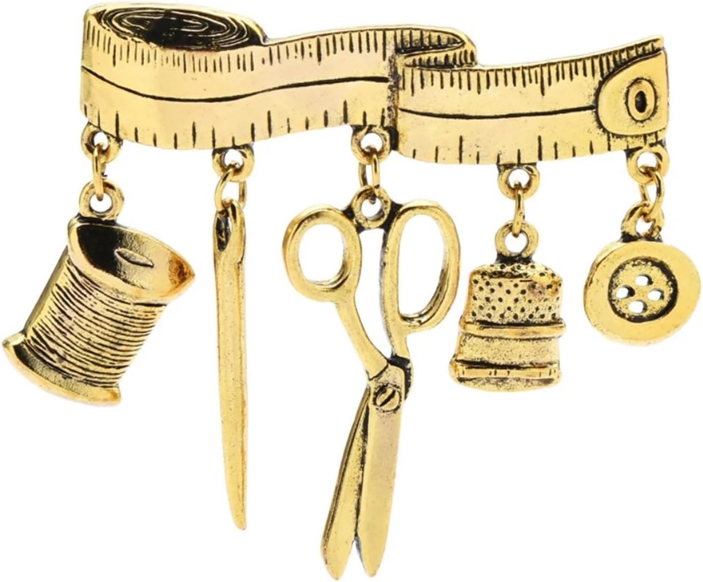 coadipress Crystal Comb Scissors Brooch Pin for Women Men Unique Gold Silver Barber Tools Salon Hairdresser Corsage Collar Pin Gifts Jewelry