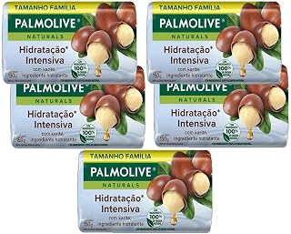 Kit 5 Sabonetes em Barra Palmolive Naturals Hidratação Intensiva 150g