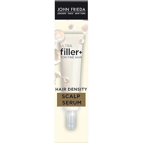 John Frieda ULTRAfiller+ Hair Density Scalp Serum for Fine Hair, Volumizing Hair Serum, Scalp Treatment for Thickening for Women and Men, 2 Oz