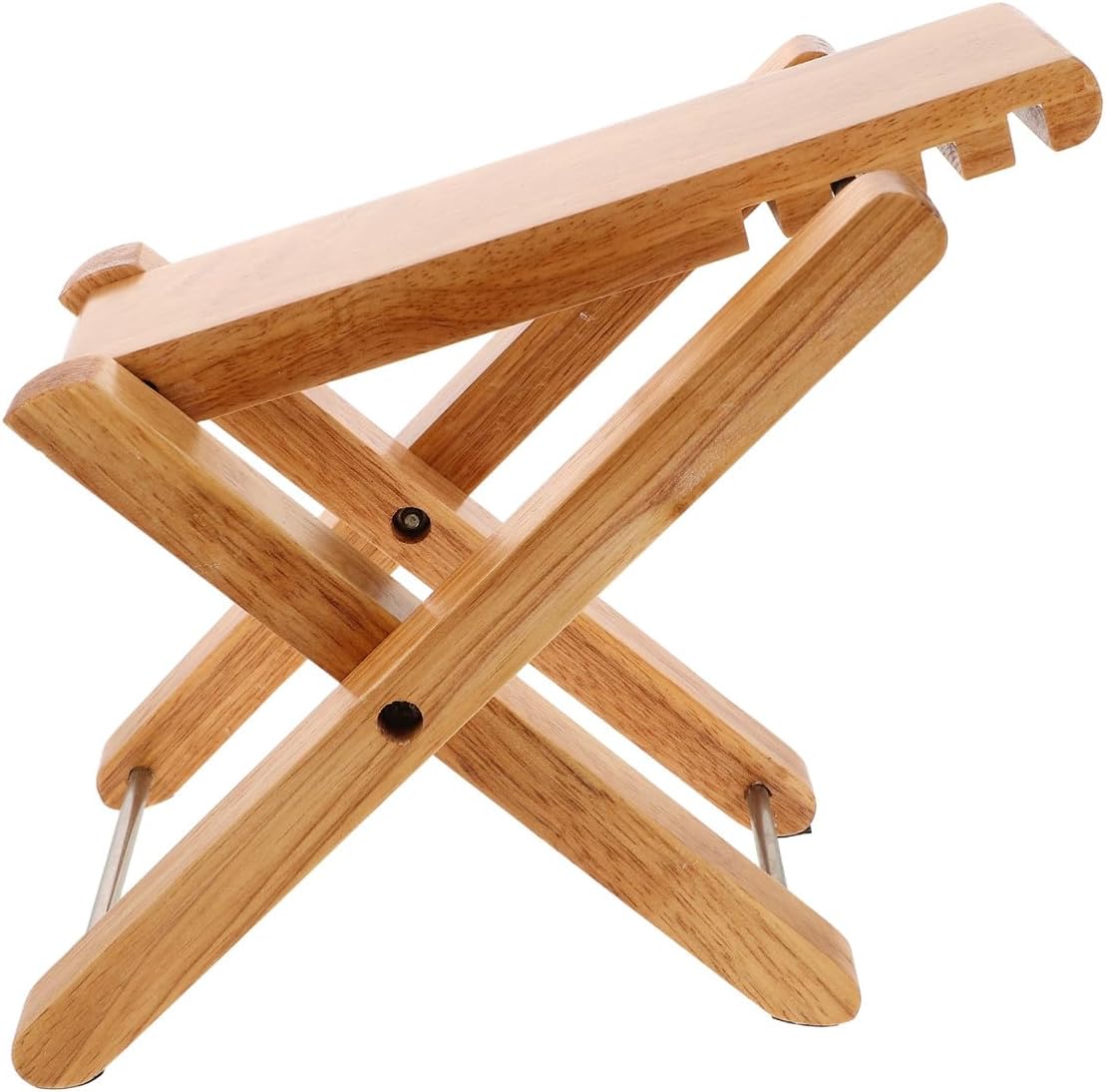 Alipis Adjustable Classical Guitar Foot Stool Height Folding Footrest Ergonomic Musician Accessory Portable Foot Pedal for Comfortable Playing and Sound Enhancement