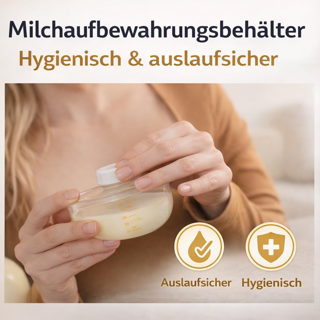 NENO Perla Twin Milchpumpe Elektrisch - Dreiphasen Elektrische Milch Pumpe Freihändig - Leiser und Diskreter Betrieb - 9 Saugstufen - BPA-frei – LED-Anzeige - Schnelles USB-C-Laden