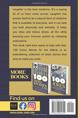 100 Funny Stories For The Elderly: Large Print, Easy To Read And Short Paragraphs, Perfect For Stimulate Memory (Short Stories In Large Print) #TOP1