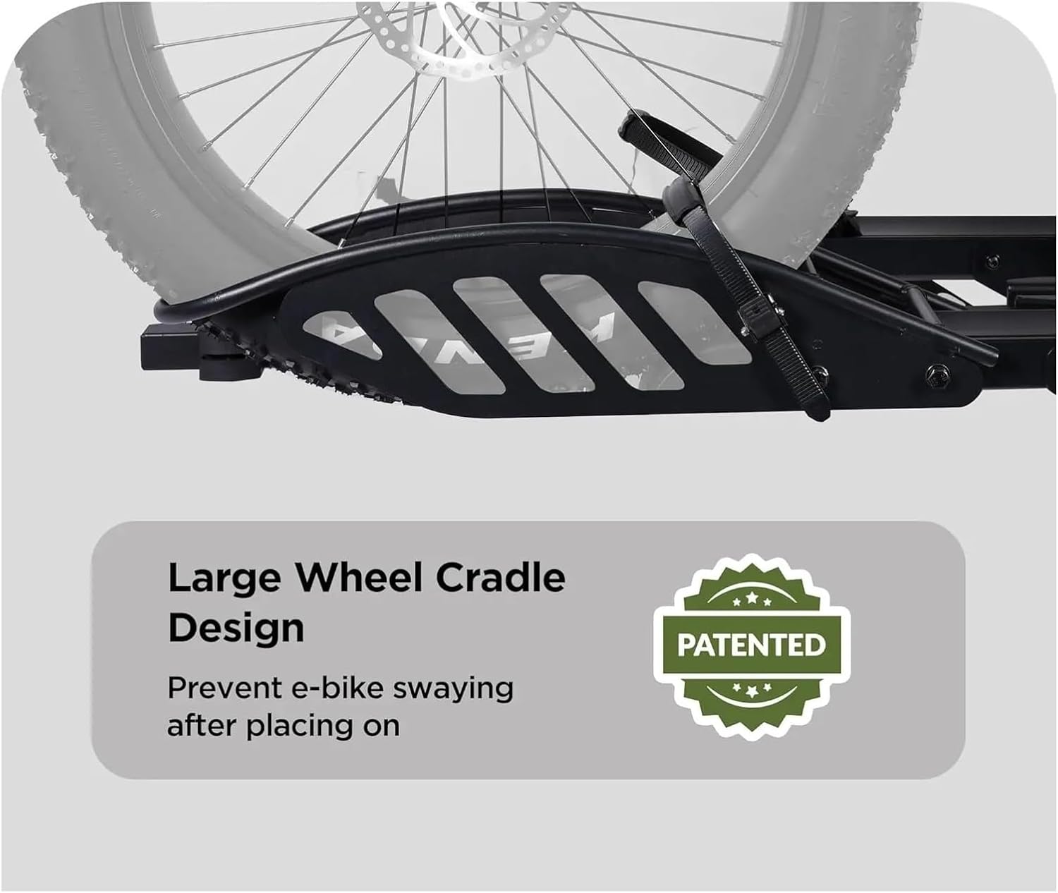 Hitch Mount Platform Style for Cars Trucks Minivans RV, Fits E-Bike with Up to 5-inch Fat Tire Carrier Rack 200 Bike Rack for Car Travel Equipment Vehicle Conversion Vehicle Load Limits