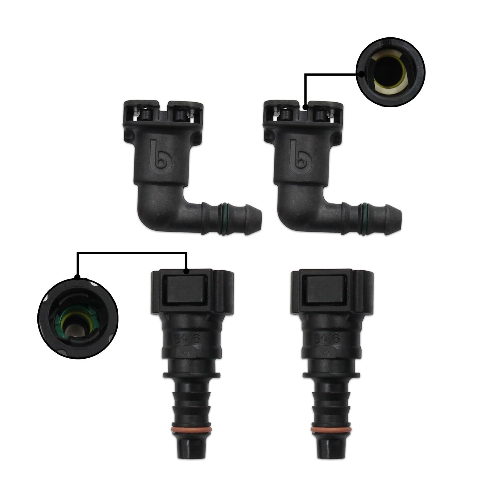 3/8 Fuel Line Repair Kit Mupera 3/8 Inch FLK-38 - Complete Replacement ...