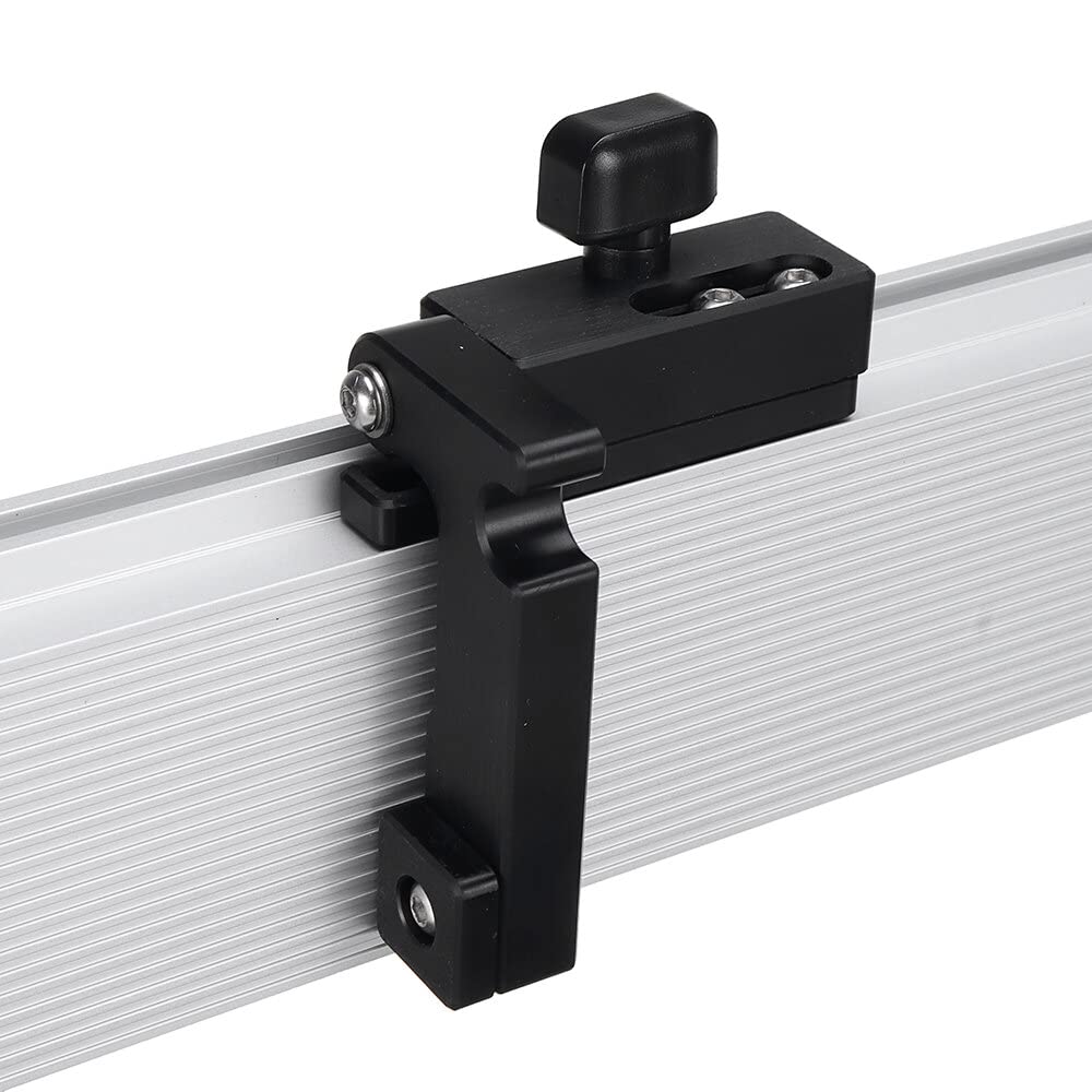 VIDOO Prowadnica Kątowa Miter Gauge Płot Piły Stołowej Szyna T-Slot Stop Aluminium dla Routera i Pilarki-800mm