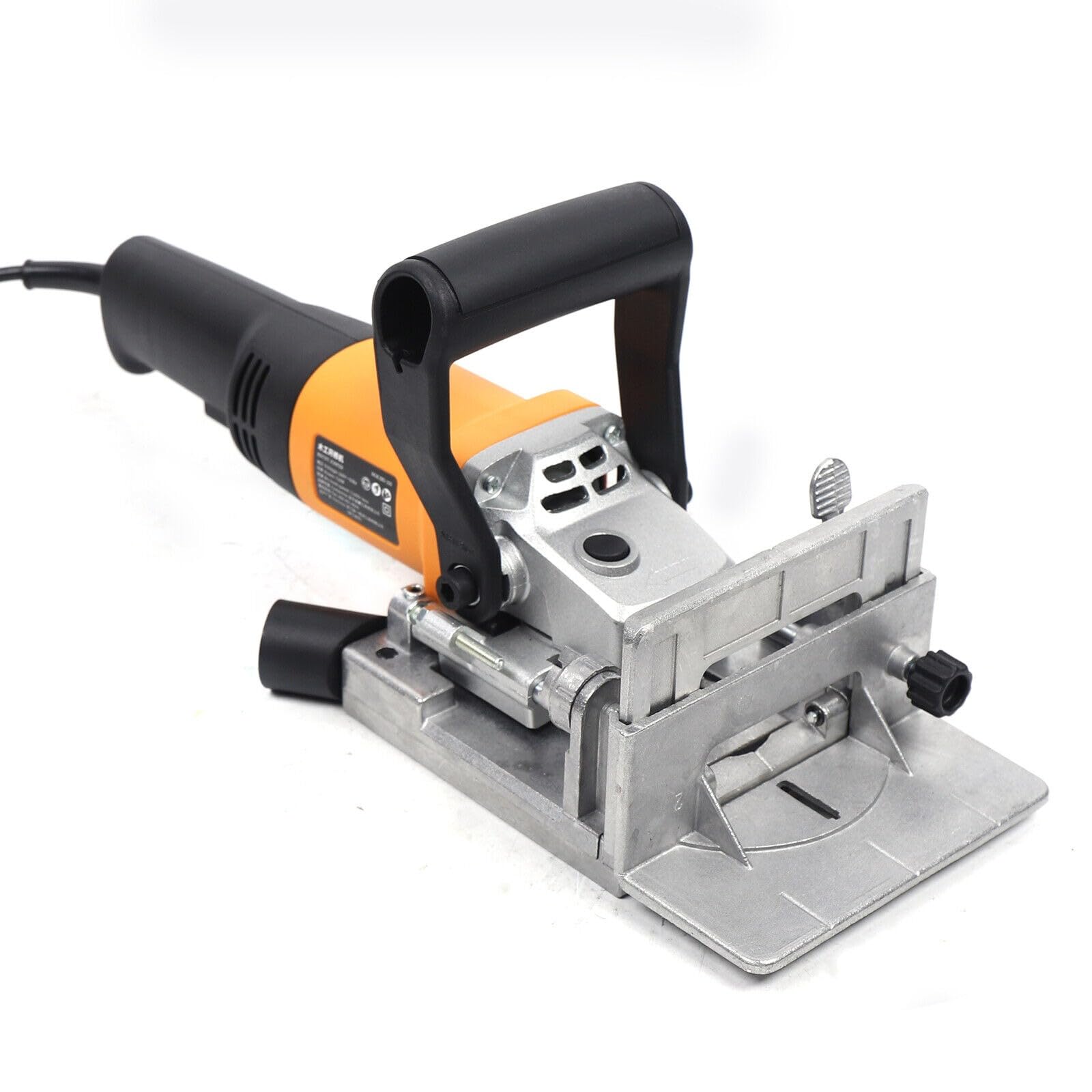 Fresa per la lavorazione del legno, fresa per scanalature Tenoning, fresa piatta 220 V, per collegamenti precisi del legno, angolo e profondità regolabili, per falegnameria e officine