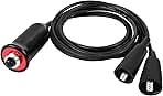 Performance Tool W80586 Heavy Duty Remote Starter for Car and Truck Engines with Push-Button Switch and 5-ft Wire Leads , Black