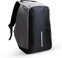 Swiss Move, Mochila Antifurto, Para Notebook com Entrada USB - Cinza