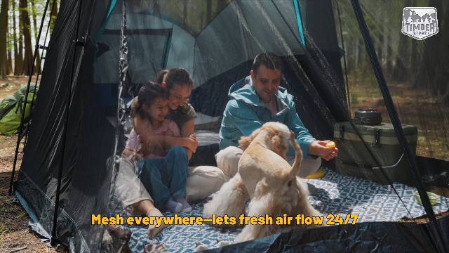 Amazon.com : TIMBER RIDGE 8 Person Family Camping Tent with