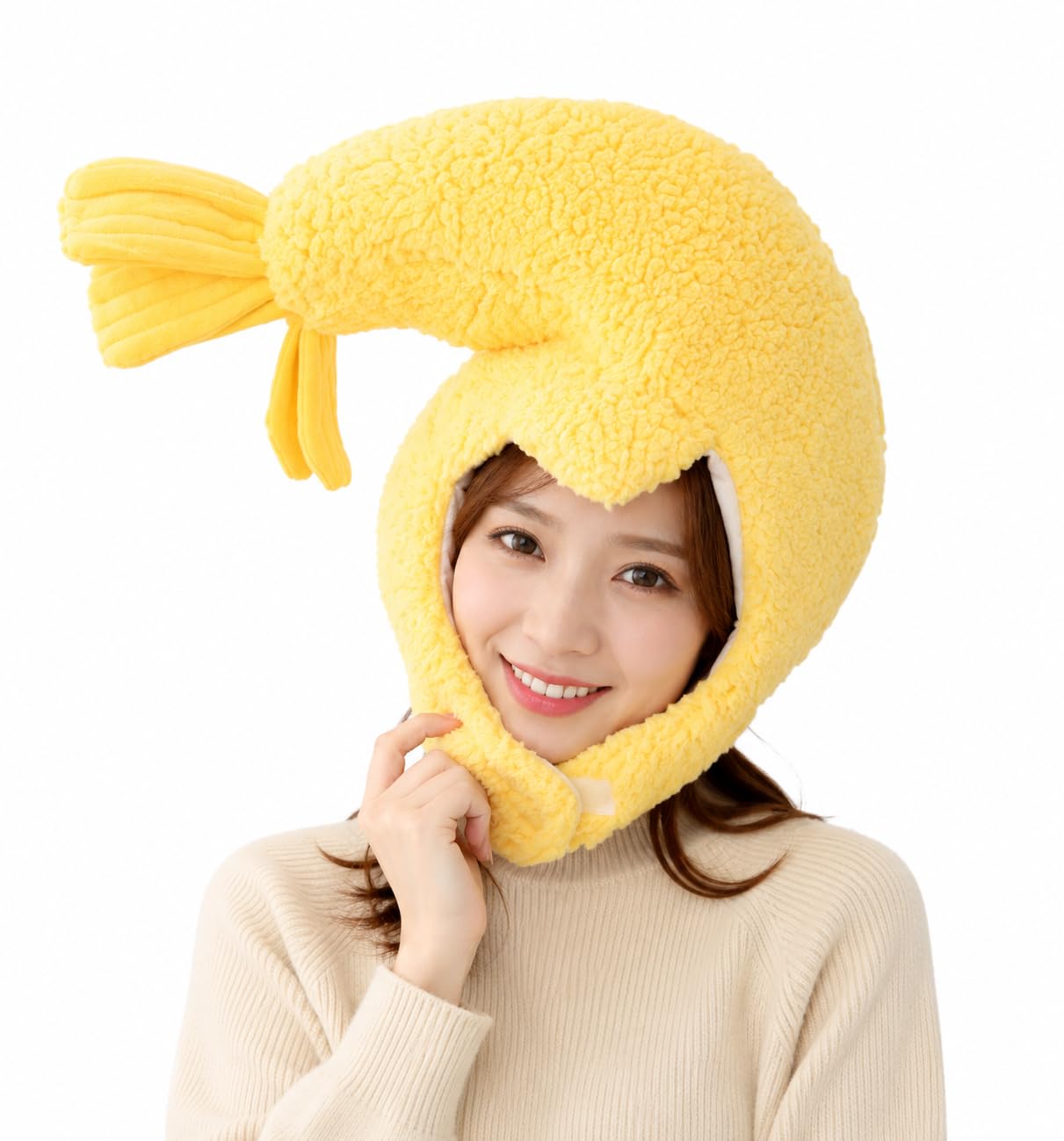 Amazon.co.jp: [DOKiDOKi] エビフライ かぶりもの コスプレ 仮装 帽子