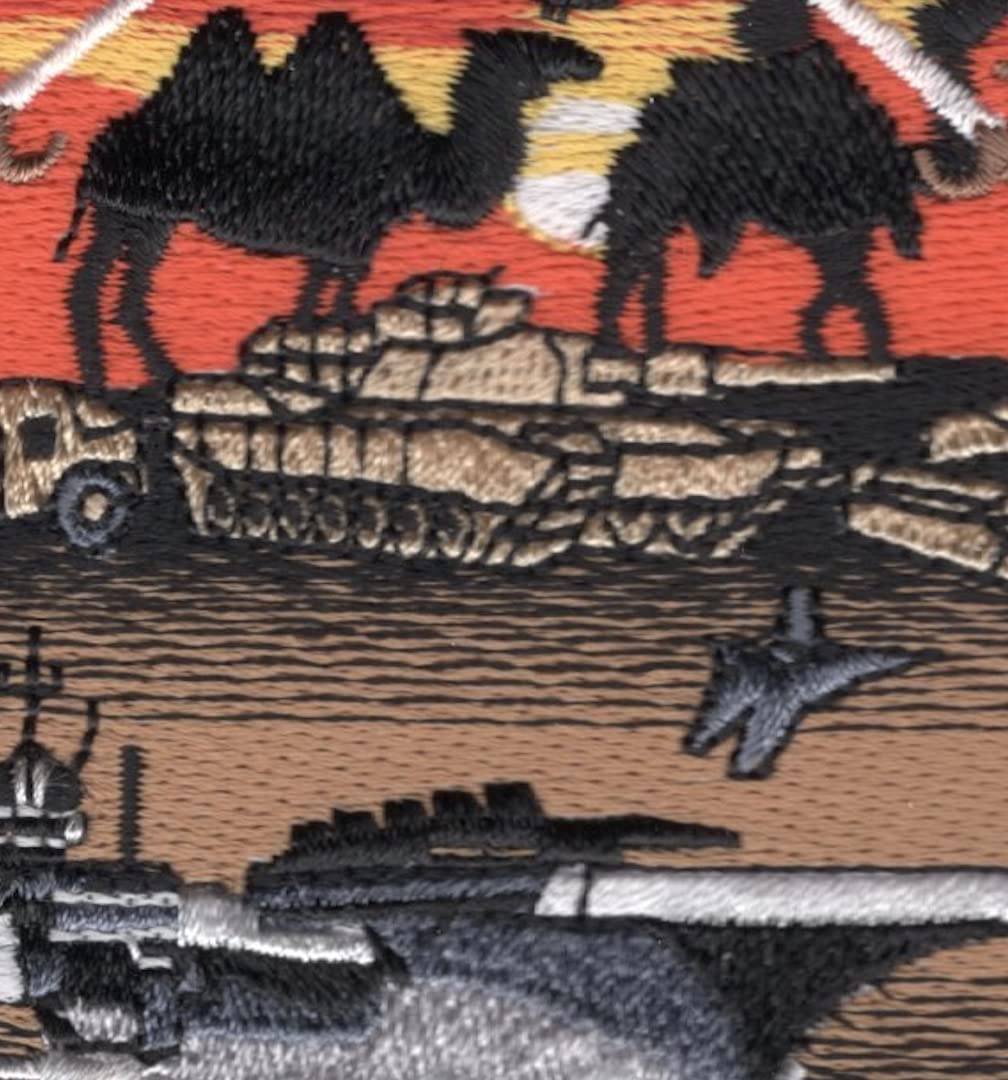 Patch Militaire Operation Iraqi Freedom – 75 Mm, Velcro, Broderie Aigle, Décoration Veste/uniforme - 10