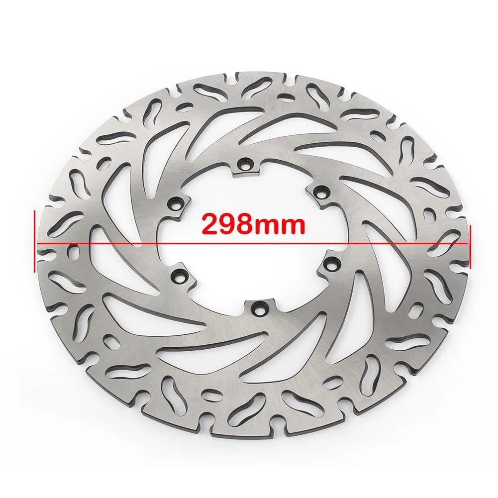 Pinza Freno 1Pc 298 Millimetri Moto Freno Anteriore A Disco Rotore per BMW per F650 per GS per CS per ST per G650 2007-2009 E per G650GS 2009-2013 2014 Disco Dischi Freno