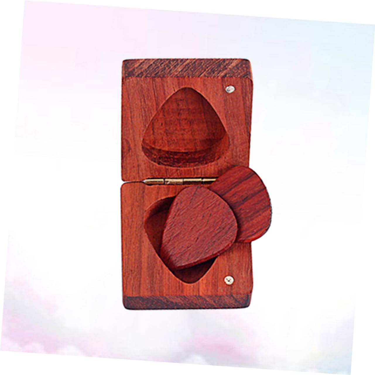 ibasenice 2pièces Boîte De Rangement pour Médiators De Guitare avec Médiators Rouge Foncé Accessoire Pratique pour Musiciens