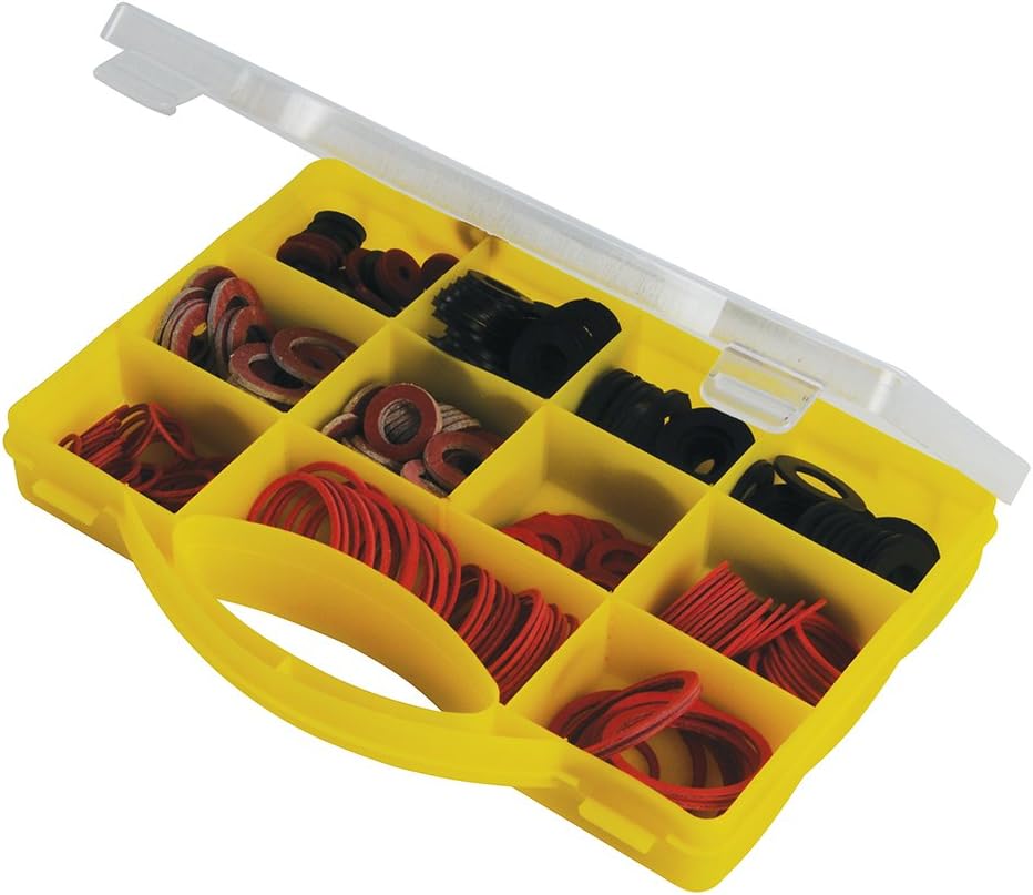 Silverline 205192 Fibre and Rubber Washers Pack 280Piece Amazon.co