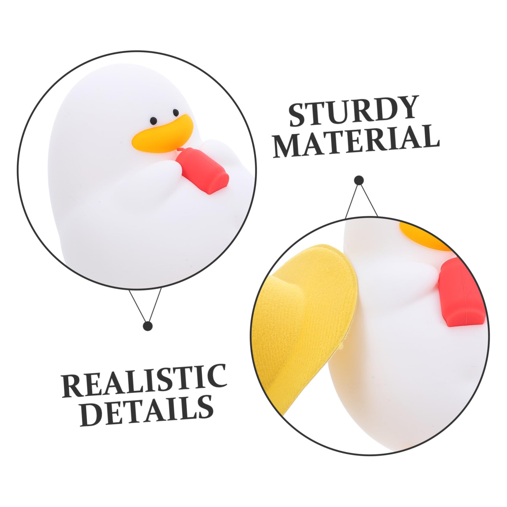 Lampada Anatra in Silicone con LED Luce Calda e Morbida per Cameretta Ragazzo Ragazza Touch Control Portatile per Allattamento e Viaggi Illuminazione per
