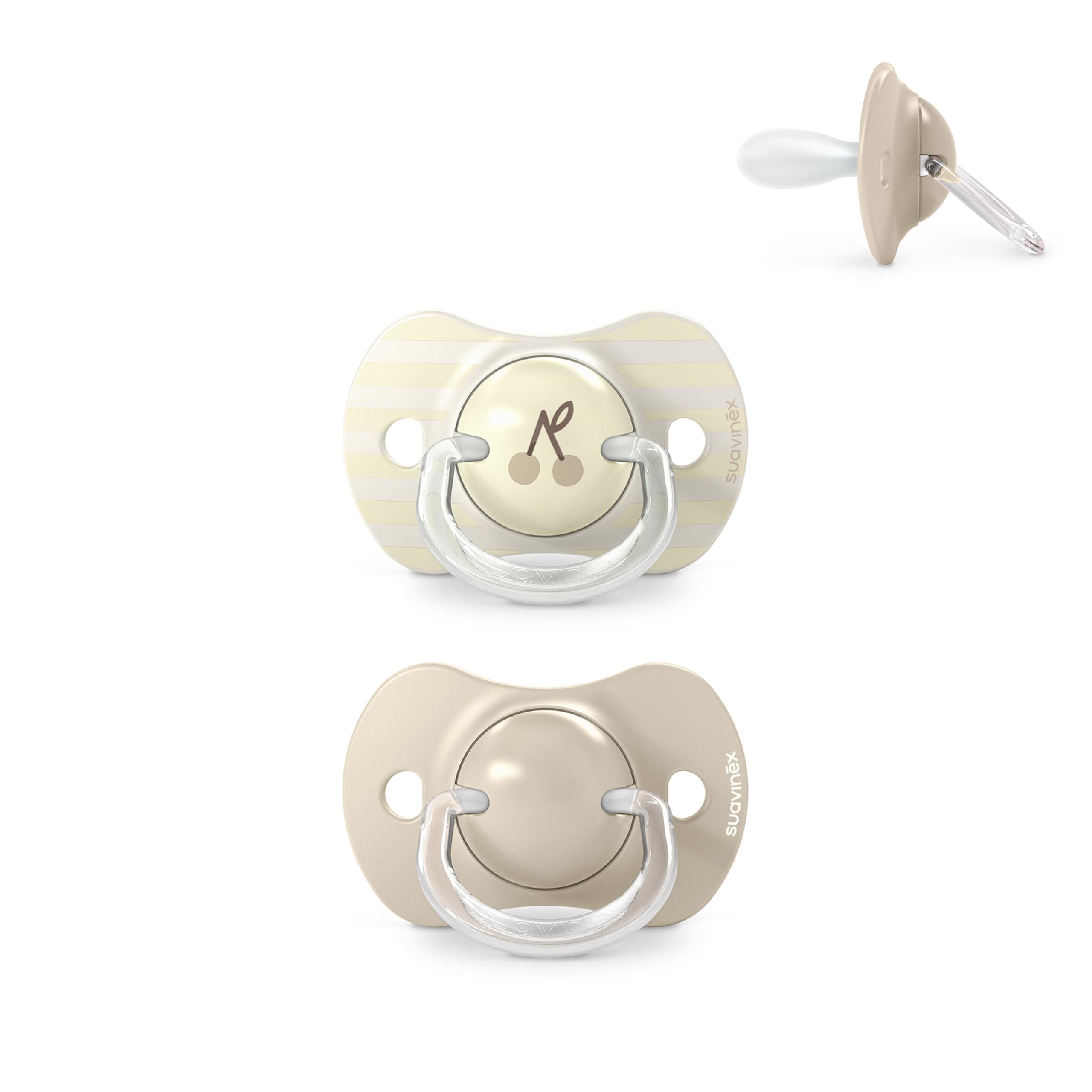 Suavinex, Pack de 2 Chupetes para Bebés 0/6 Meses y Recién Nacidos, con Tetina Fisiológica de Silicona SX Pro Simétrica, Plana y Flexible, Respeta el Desarrollo Bucodental, Birdies Verde — view 48