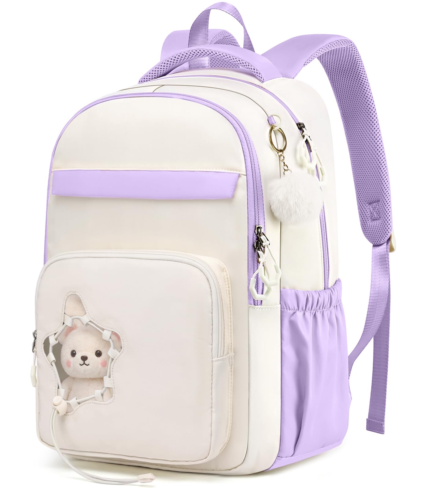 ZUBOND Backpack for Girls, Big Student School Laptop Backpack Teens, College High School Daypack for Women