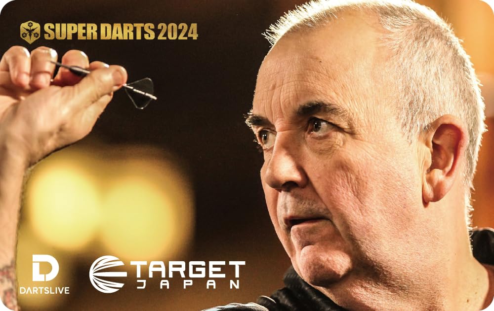 Amazon.co.jp: ダーツライブカード TARGET x SUPER DARTS 2024 Phil 