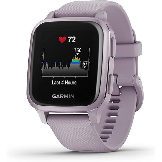 Garmin Venu Sq, Reloj Inteligente con GPS, Lavanda