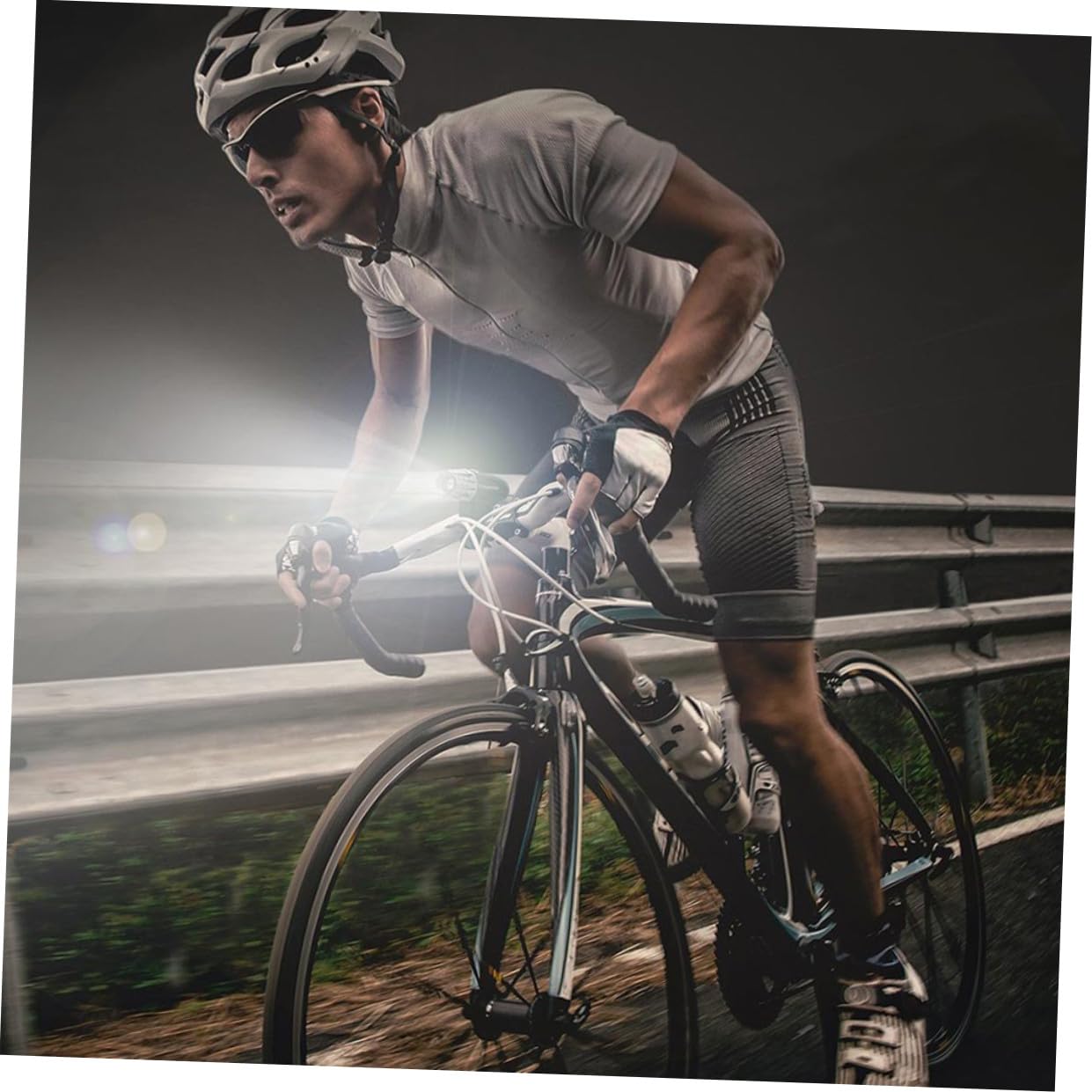 Ensemble D’éclairage de Vélo à LED USB Rechargeable, PC