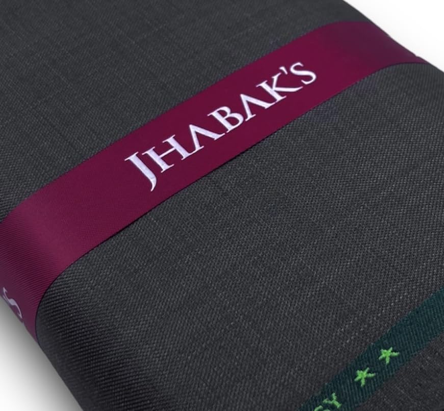 Image of JHABAK'S Unstitched Viscose Rayon Trouser Fabric for Men - Length: 1.30 m /Width: 58 inches