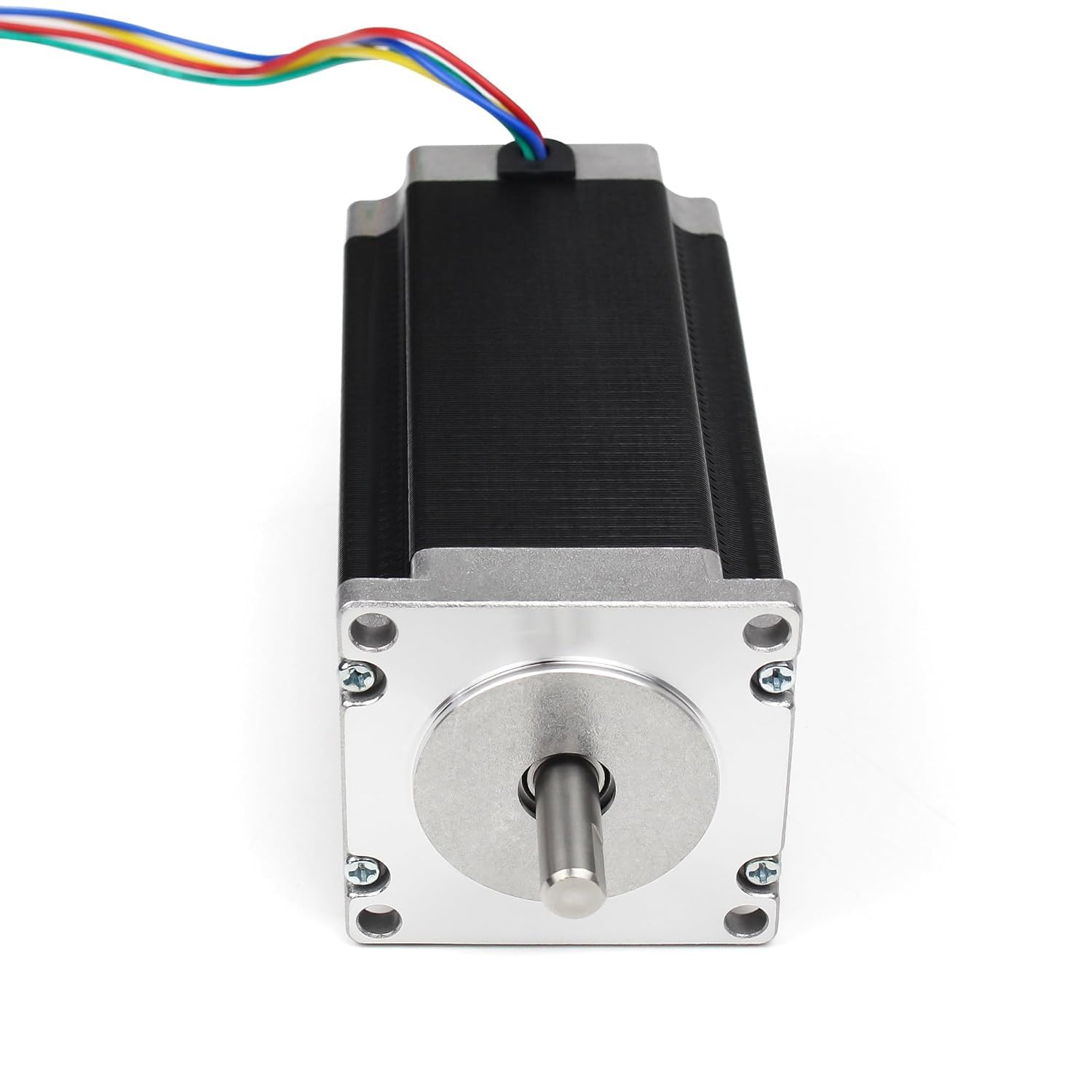 RATTMMOTOR motore stepper Nema 23, motore stepper a doppio albero a 4 fili 2,8 Nm (425 oz.in) 3 A 1,8 gradi 57x57x112 mm per stampante 3D/fresa CNC