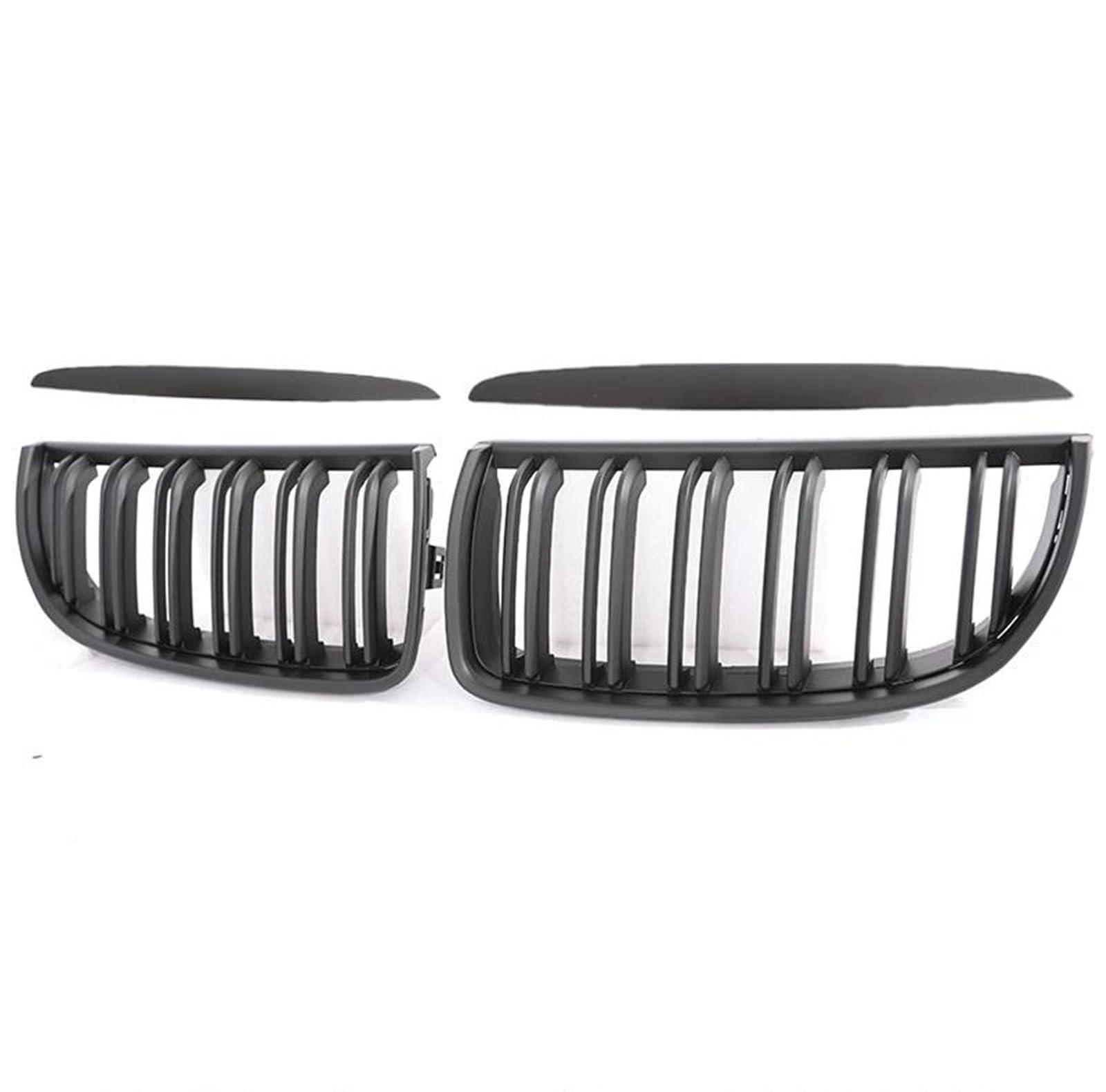 Parrilla delantera para Serie 3 E90 E91 Pre-facelift acabado negro mate 6