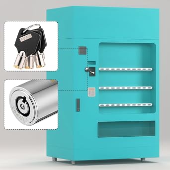 Cylinder Lock for Vending Machines, Key Tubular Lock Tubular Key Locks Coke Snack Candy Soda Vendings Machines Locks with 3 Pcs Keys (Not Universal NOT for Storage Units, Padlocks, or Lockers)