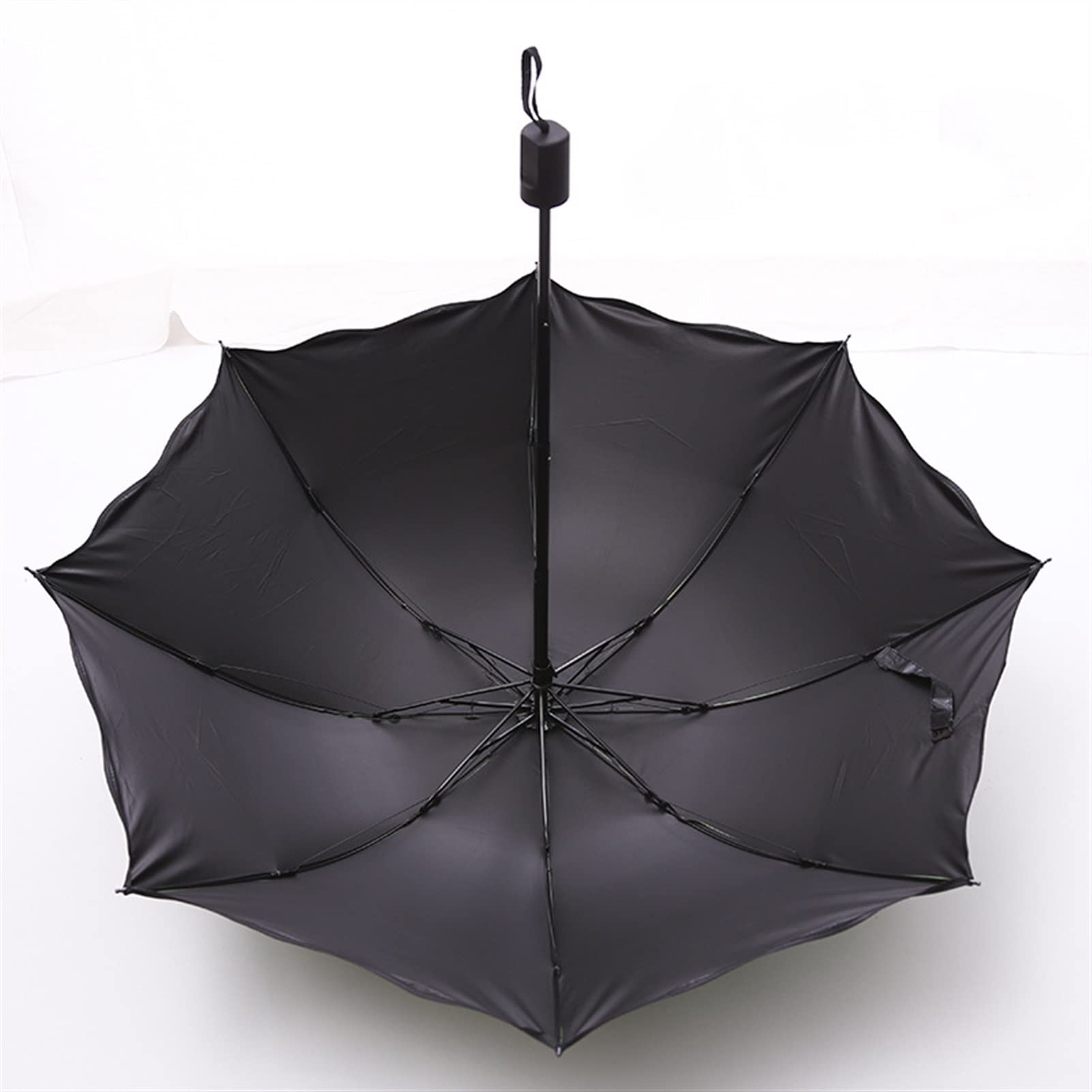 ULTRAWAVE Ombrello Fashion Banana Leaf Uombrello Rain Women Leaf Pattern Ombrello for uomini Donne Ombrelli pieghevoli anticaroni femminili Ombrelli per la Pioggia (Color : Outside)