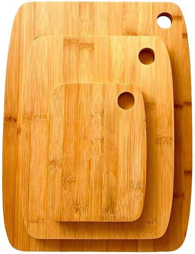 Household Chopping Board Three Piece Set Solid Wood Chopping Board Large Rolled Noodles