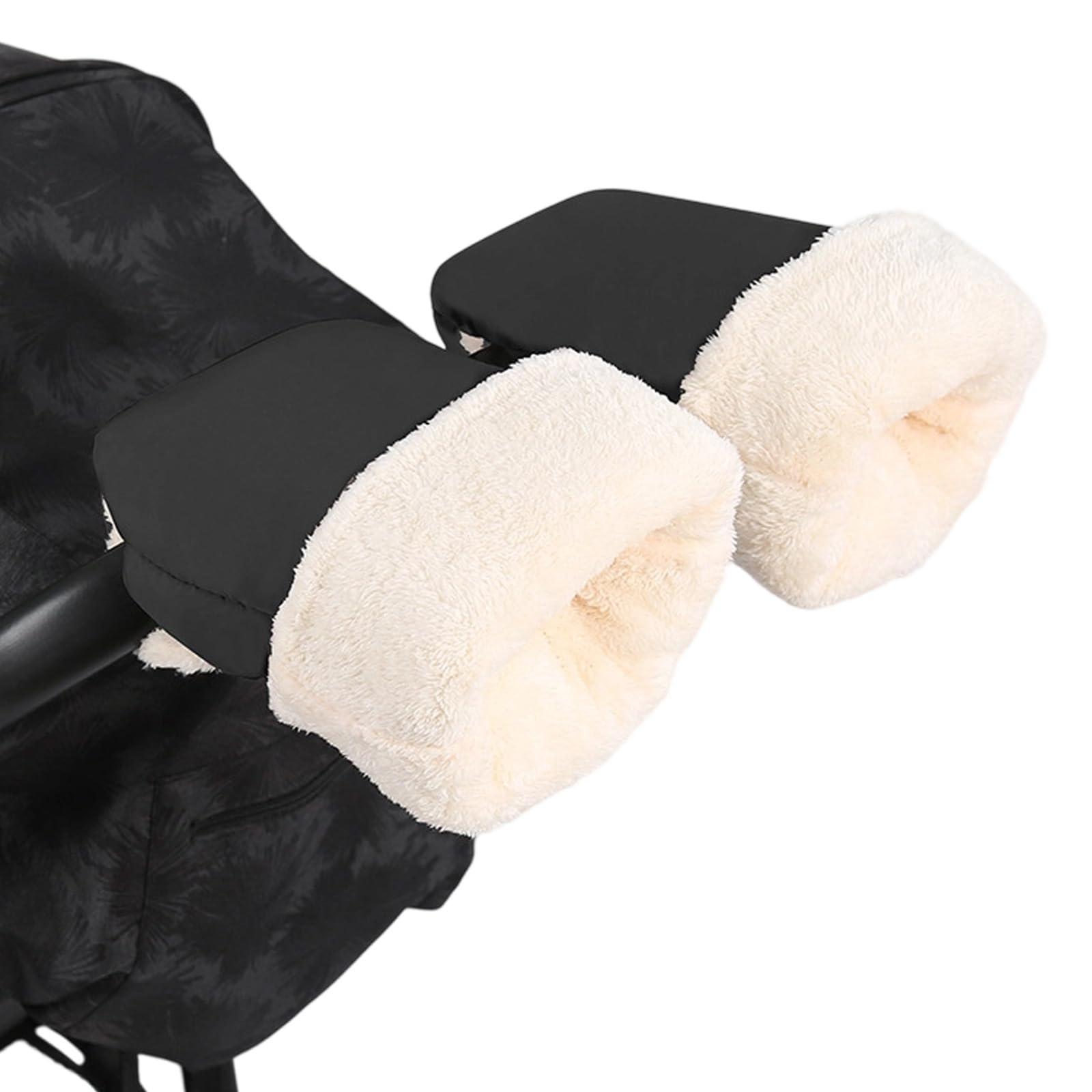 Manguito de mano para cochecito, guantes para cochecito, manoplas para cochecitos, manoplas de invierno, impermeables, resistentes al viento, extra gruesas, manguito de mano para cochecito, cochecitos