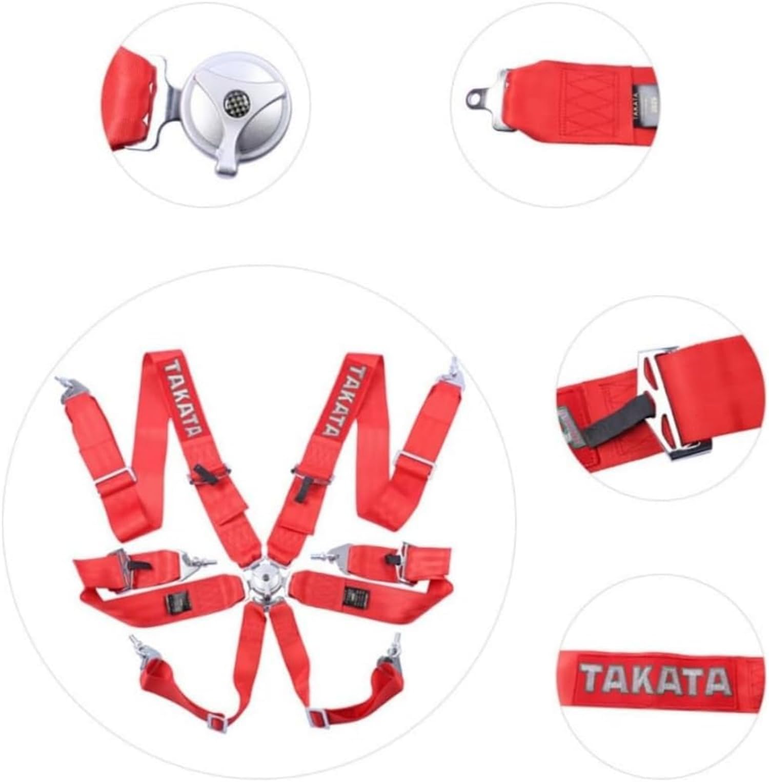 Amazon | Amecke シートベルト 延長シートベルト 4/5/6点