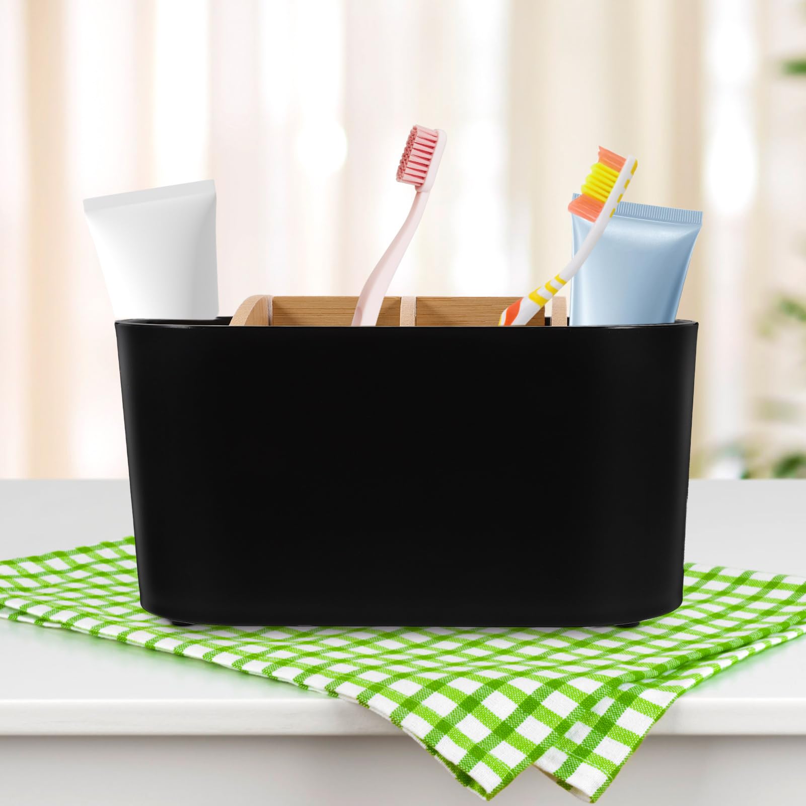 PRETYZOOM 4 Soportes para Cepillos De De Inodoro Organizador Innovador para Cepillos De Y Pasta De para Espacios Pequeños.