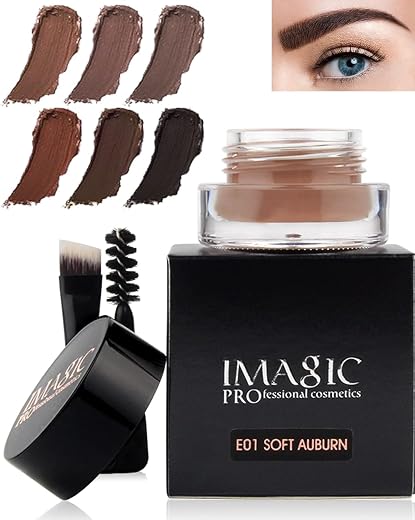COSLUXE IMAGIC Eyebrow Gel Brow Pomade Set Waterproof, Tinted Brow Cream with Brush, High-pigmented 24 Hour Wear, Longlast...