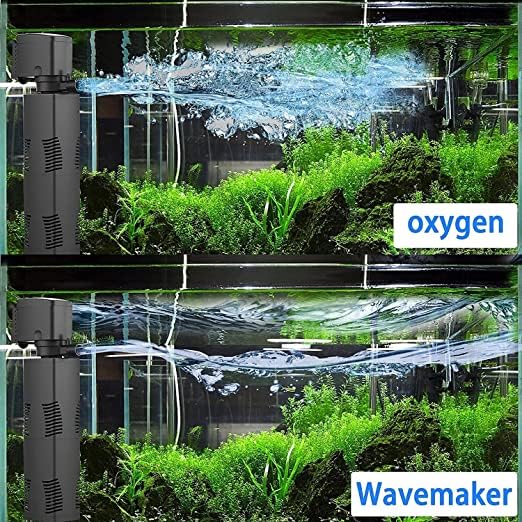 Sobo filter demonstrating oxygenation and wavemaker functions