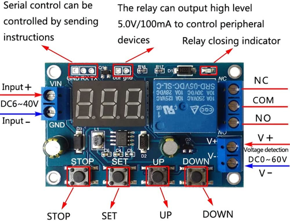 Controlador Carga Litio Plomo Cargador De Batería De Coche Con