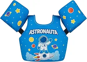 Boia Infantil Tipo Colete (Flutuador) Não Fura, Ajustável, Não-Inflável