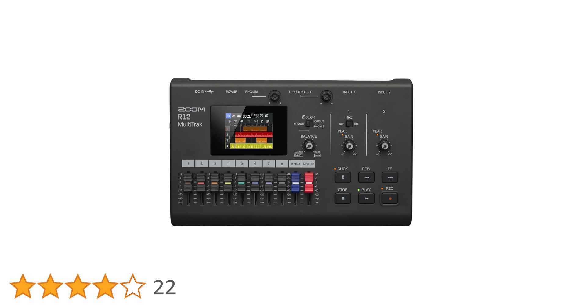 配信機器・PA機器・レコーディング機器 ZOOM R12 PORTABLE PRODUCTION