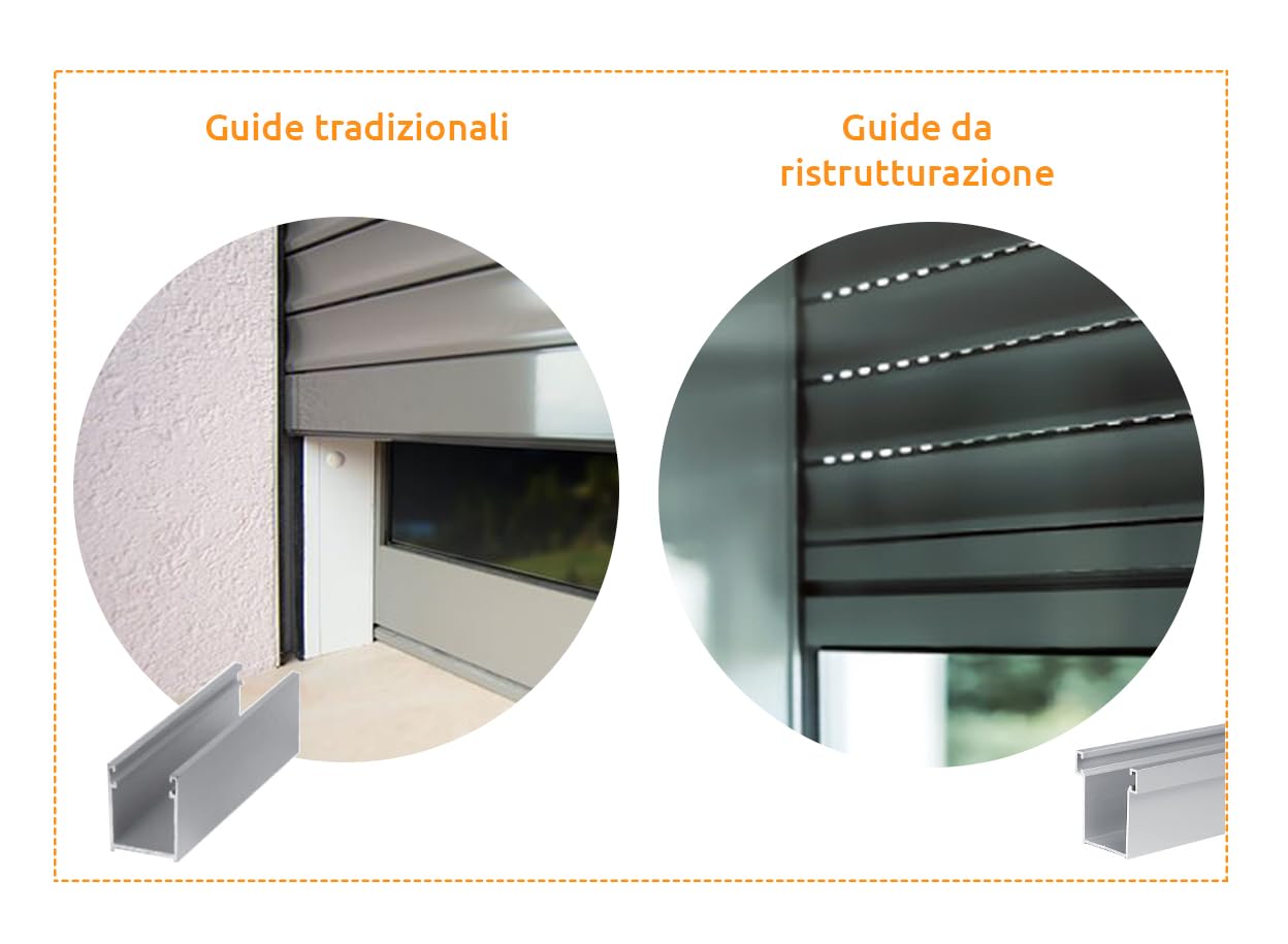 Zanzariera per Tapparelle UP 100x160cm Rete Plissettata Cassonetto in Alluminio Colore Bianco Zanzariera universale Verticale per Tapparelle Manuali e Motorizzate Stop Inset