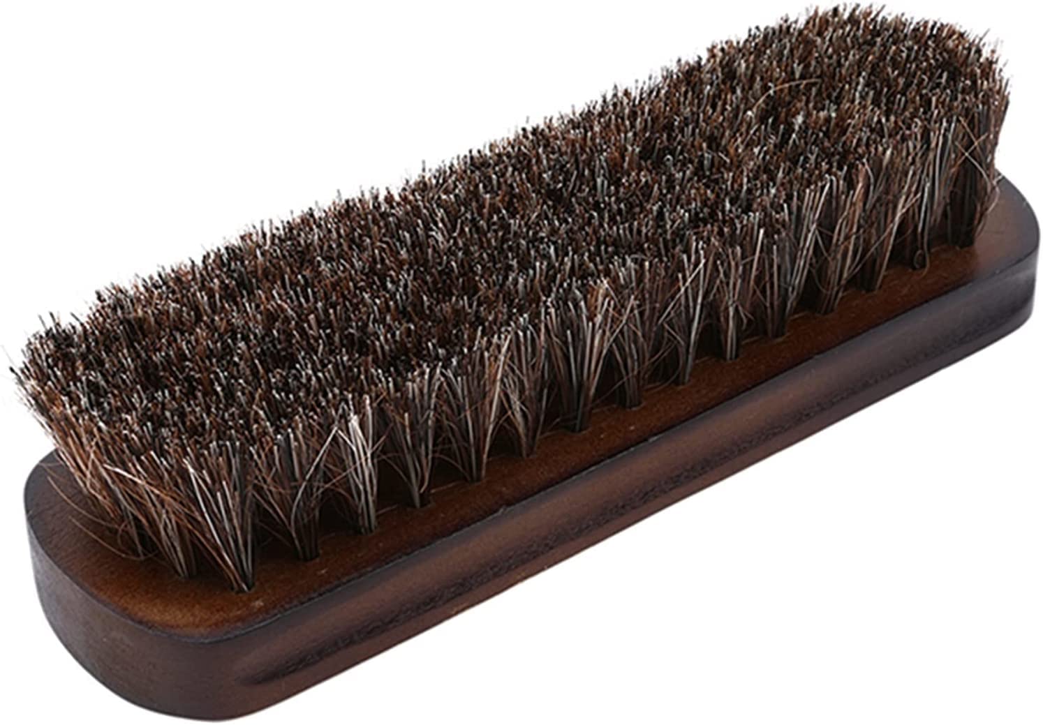 Cepillo for Zapatos, Limpieza del hogar Cepillo for Zapatos de Crin Multifuncional Mango de Madera Pulida Cepillo for Botas Suaves de Cuero Natural