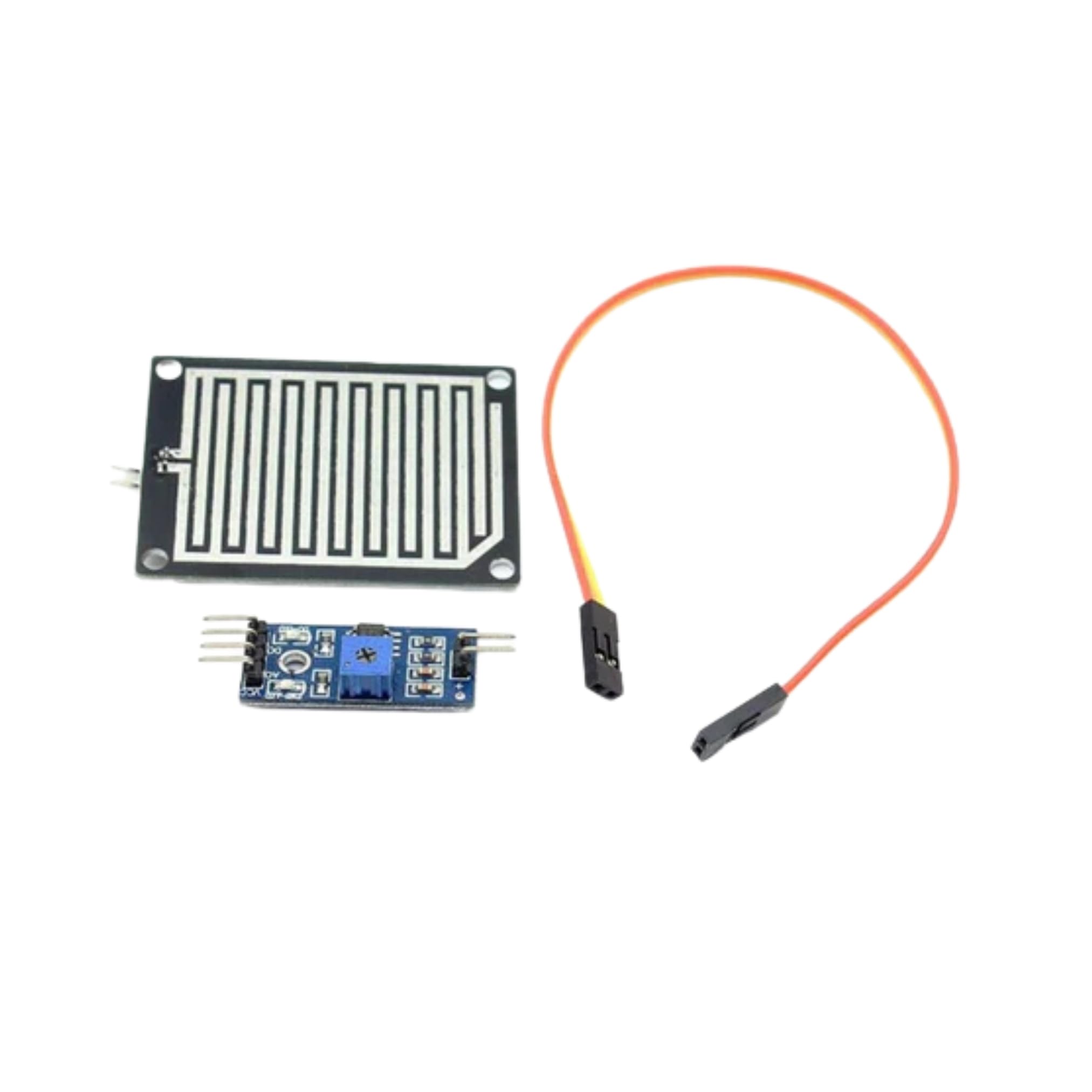 Lalitha rain sensor module for diy & school projects | Raindrop detection sensor compatible with uno | Rain module weather module Humidity For Arduno - Image 4 thumbnail
