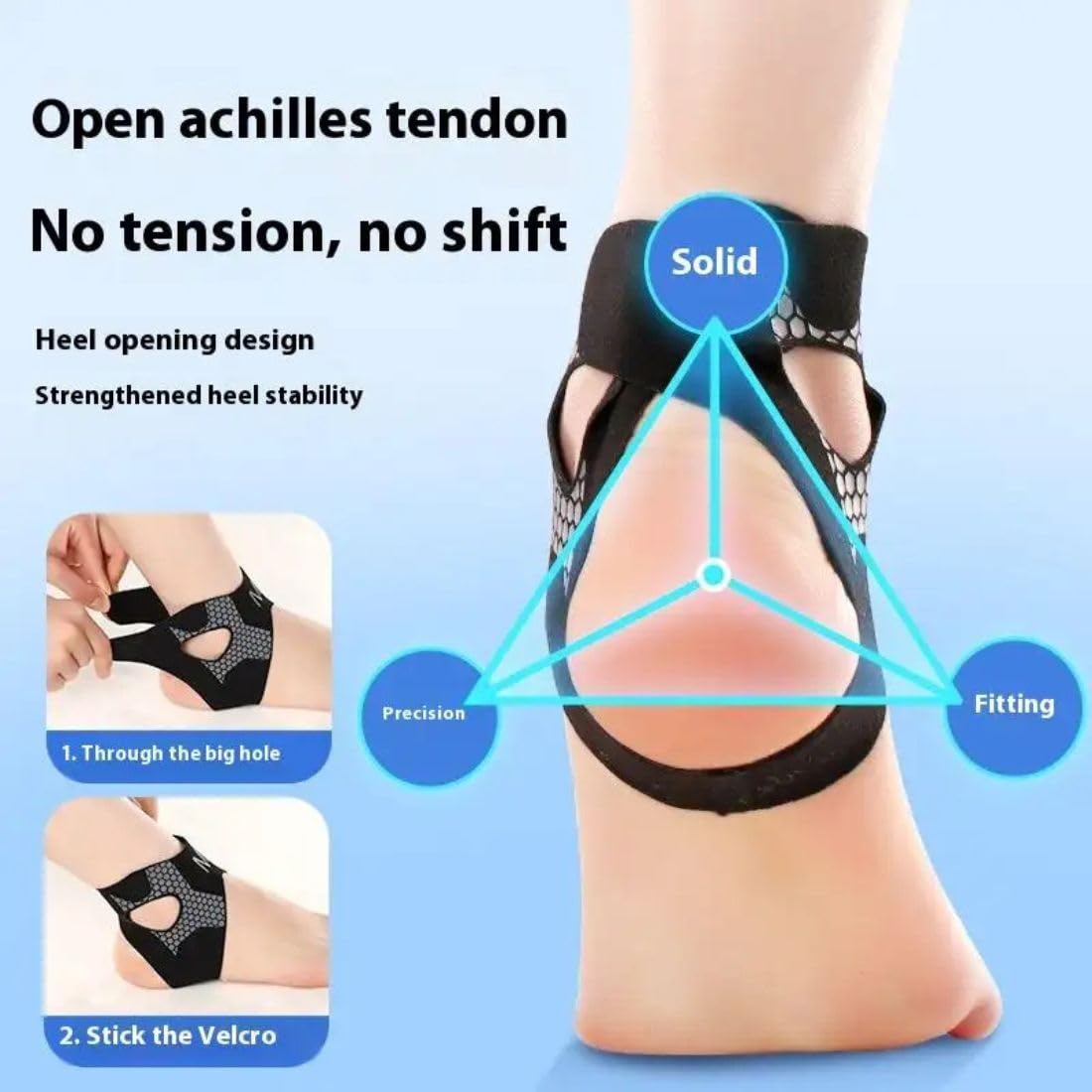 MRIYA Ankle Support Sleeves | Universal Fit | Pain Relief & Comfort for Ankles | Premium Breathable Material | Ideal for All Activities | Suitable for Men & Women 2