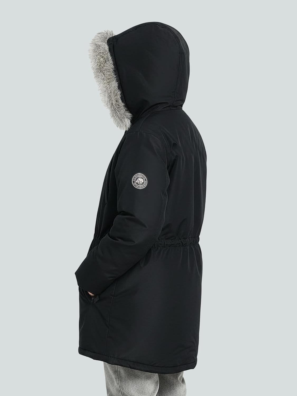 SOLOCOTE Big Girls Parka Winter Coat – Kids Insulated Long Warm Jacket Water-Resistant Heavyweight with Faux Fur Hooded - Image 3