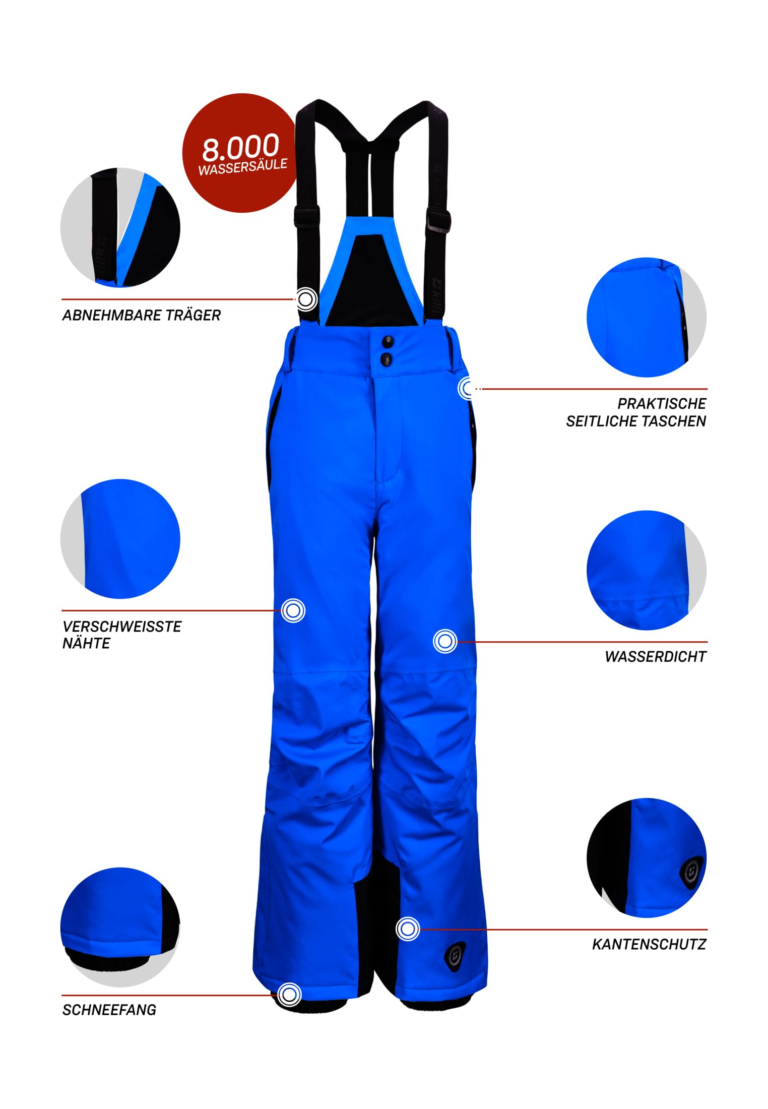 Killtec - Gauror Jr, Pantaloni da Sci Bambini e Ragazzi