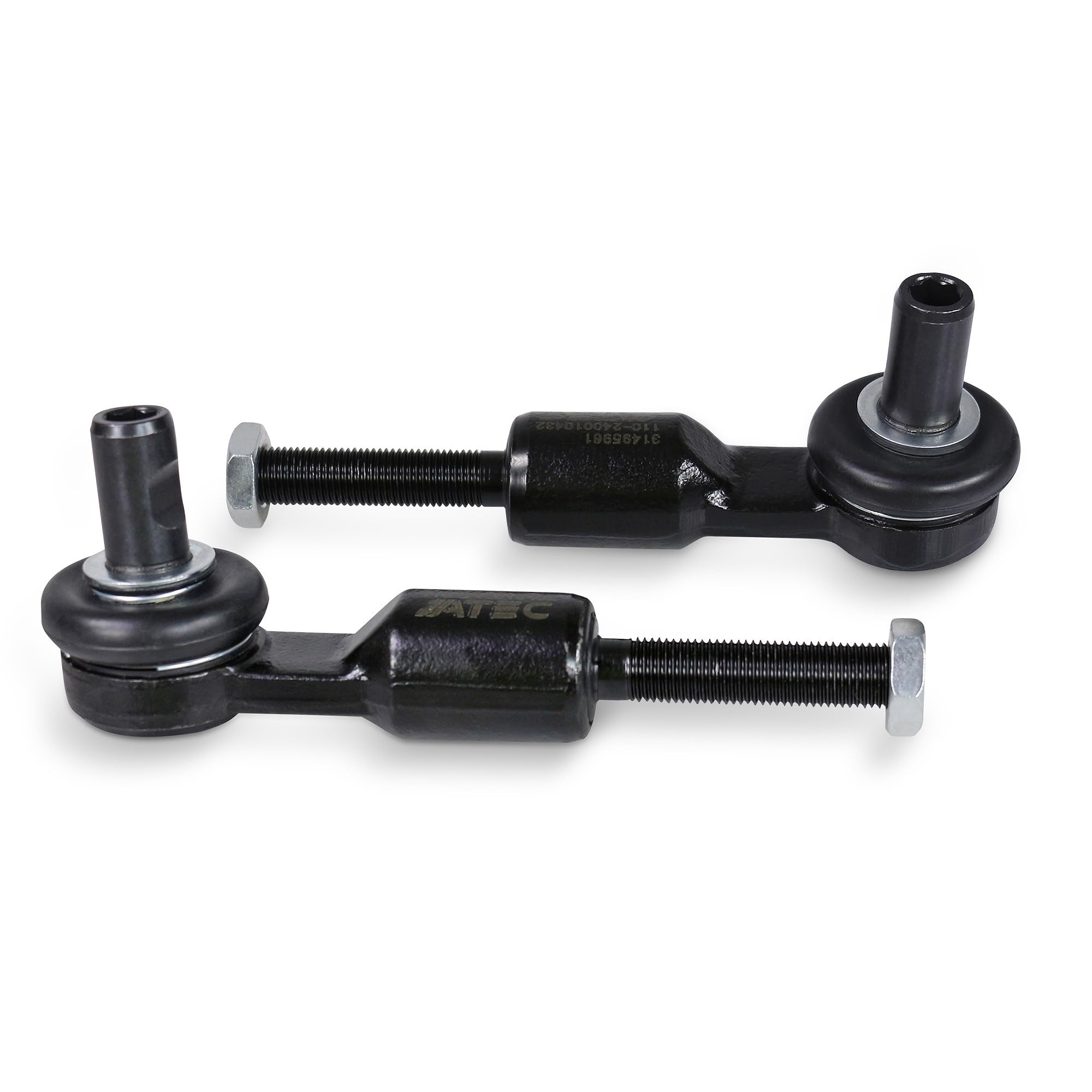 ATEC GERMANY 2x Querlenker Vorne oben vorne, 2x Querlenker vorne oben hinten, 2x Querlenker vorne unten hinten, 2x Querlenker vorne unten vorne, 2x Koppelstange, 2x Spurstangenkopf