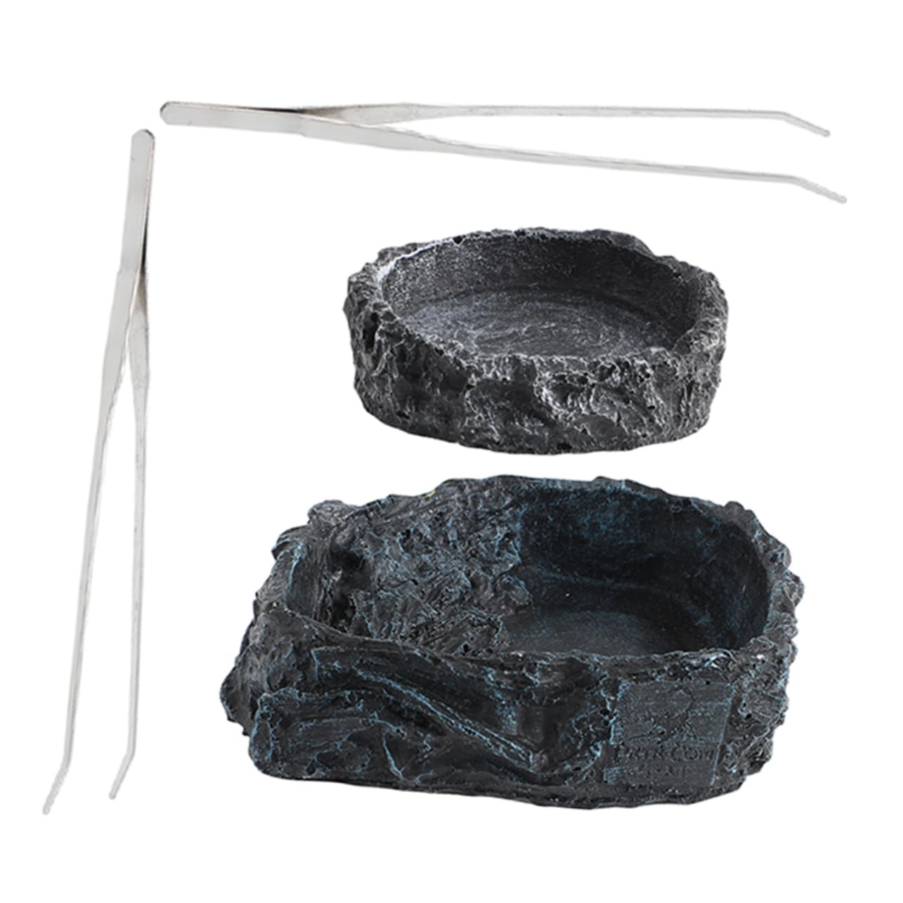 Bol de nourriture pour reptiles Zerodeko grand plat d'eau pour terrarium de tortue