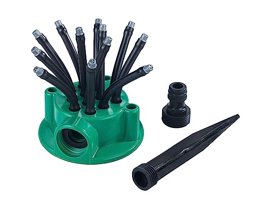 Maximex Gartensprinkler mit Flexi-Armen, 12 Flexible Arme, bewässert gezielt Beet & Rasen, wassersparend Maximex Gartensprinkler mit Flexi-Armen, 12 Flexible Arme, bewässert gezielt Beet & Rasen, wassersparend